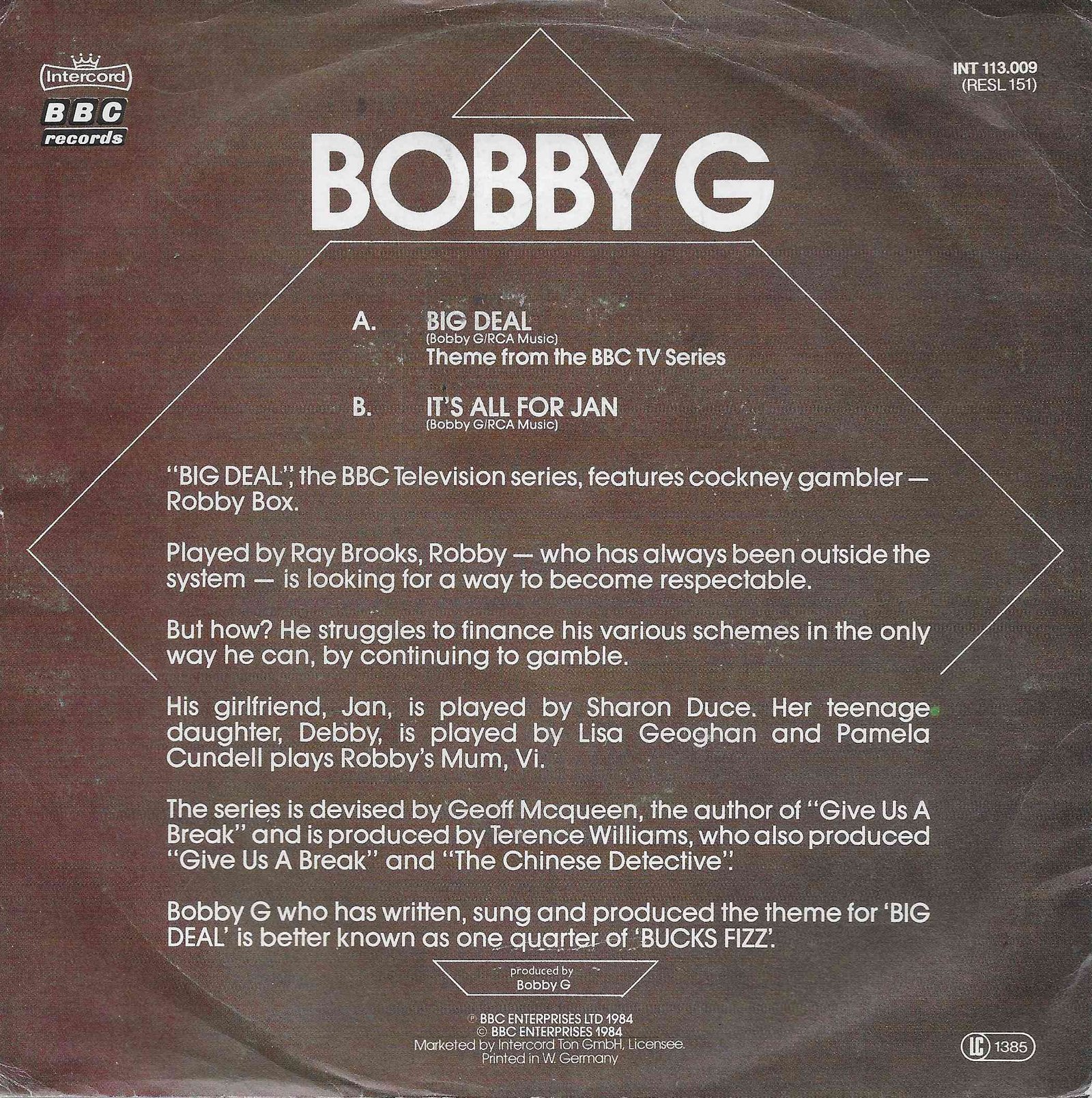 Back cover of INT 113.009